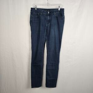 Prana Jeans Women's 8/29 Blue Dark Wash Skinny